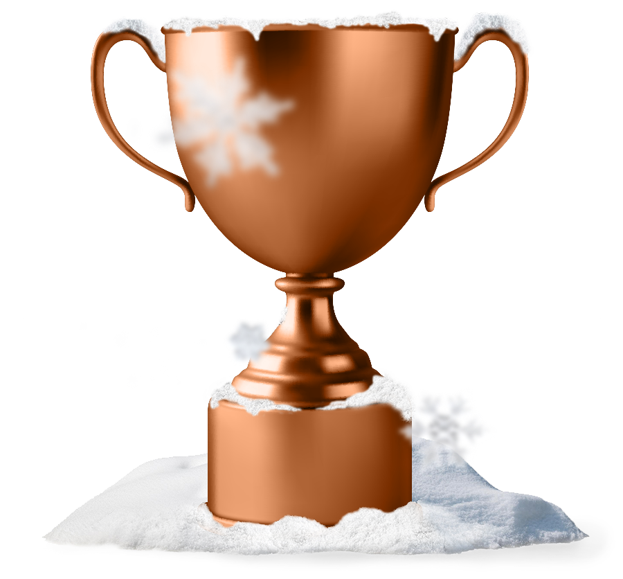pakket beker brons winter