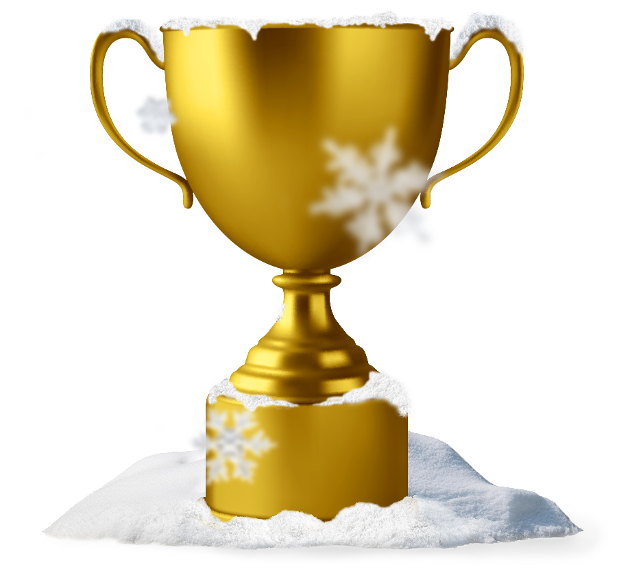pakket beker goud winter