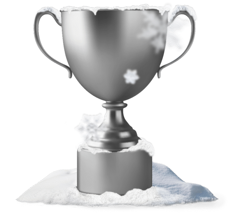 Vriendendag pakket beker zilver winter
